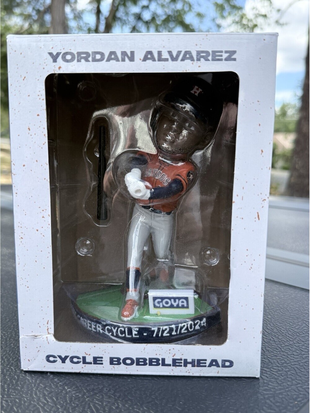 Yordan Alvarez Trading Card #44 Bobblehead 2025 Houston Astros SGA 7/26/25 NIB